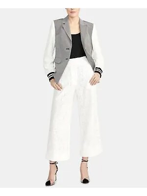 RACHEL ROY Женская белая кружевная одежда для работы Широкие брюки 2