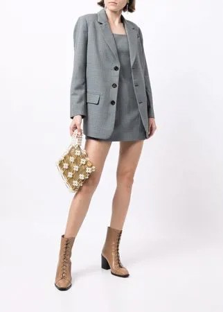 B+ab layered knitted-panel dress