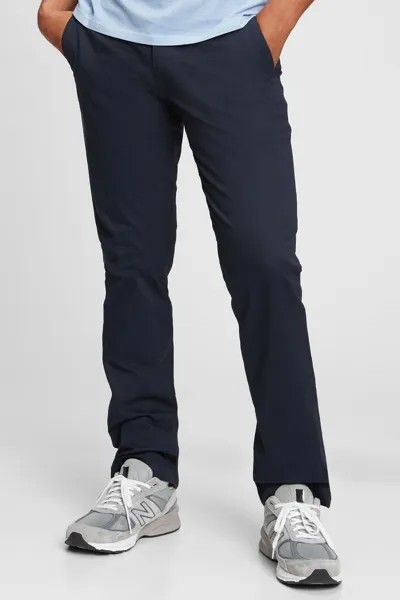 Современные брюки-чиносы прямого кроя Gap, синий