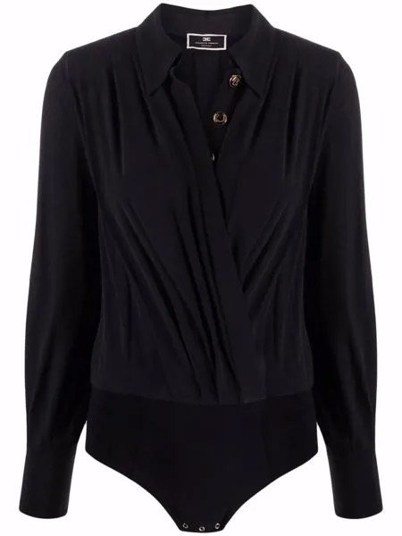 Elisabetta Franchi wrap-style bodysuit