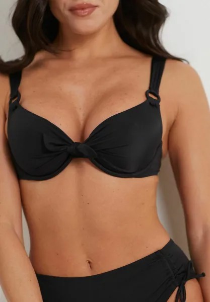 Верх бикини Essentials Yamamay, однотонный черный