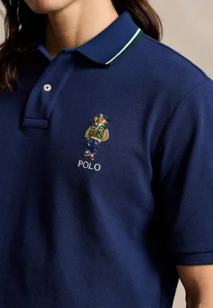 Рубашка поло CLASSIC FIT POLO BEAR MESH POLO SHIRT Ralph Lauren, темно-синий