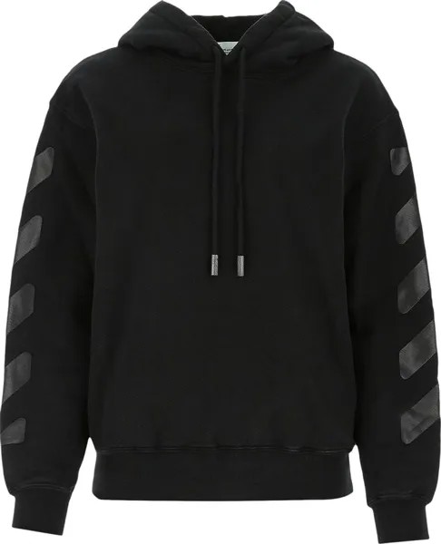 Худи Off-White Diag Oversize Hoodie 'Black', черный