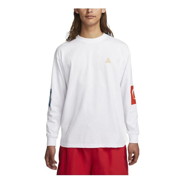 Толстовка Nike ACG Long-Sleeve T-Shirt 'White', белый