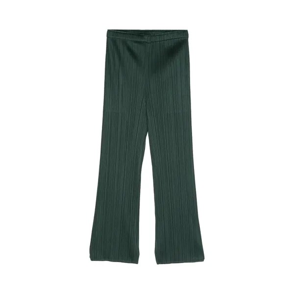 Брюки Pleats Please Issey Miyake MC March Pants, зеленый