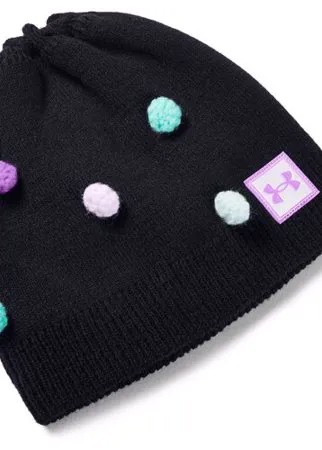 Шапка Under Armour Multi Hair Pom Beanie Черный OSFA 1356730-001