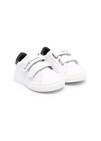 Givenchy Kids кроссовки на липучках с логотипом