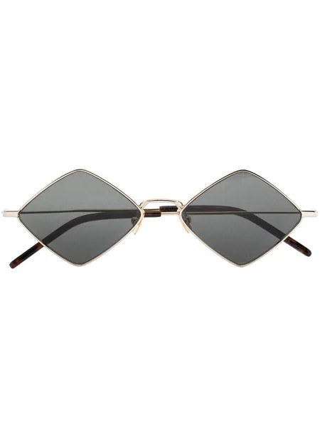 Saint Laurent Eyewear солнцезащитные очки Lisa в ромбовидной оправе