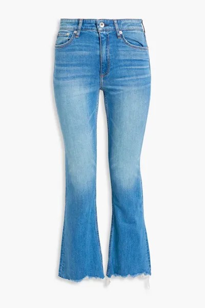 Расклешенные джинсы Nina с высокой посадкой RAG & BONE, синий