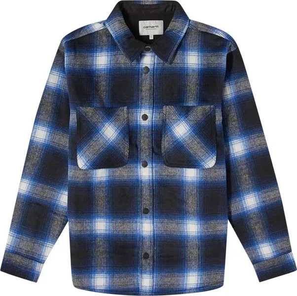 Куртка Carhartt WIP Moreau Shirt 'Blue', синий