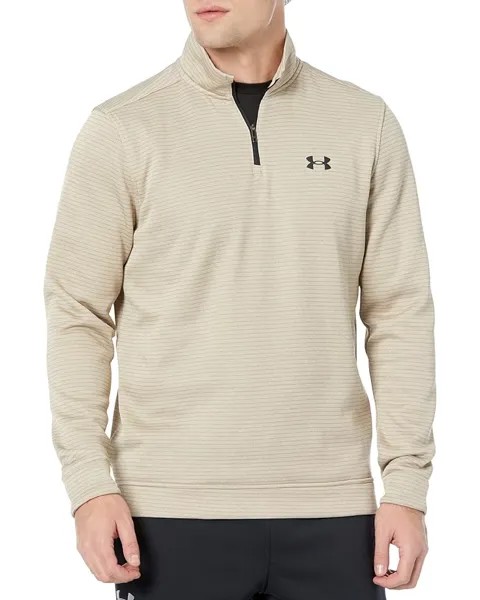 Толстовка Under Armour Golf Storm Sweater Fleece 1/4 Zip, цвет Highland Buff/Black