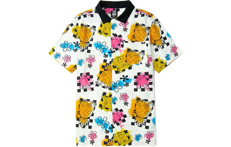 Футболка Spongebob Squarepants X SPONGEBOB SQUAREPANTS унисекс многоцветная Vans, цвет Multicolor