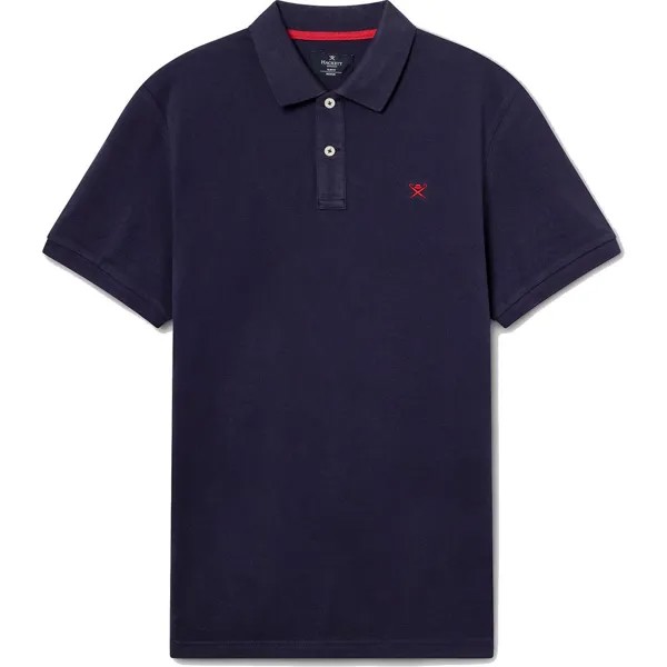Поло Hackett Classic Fit Logo, синий