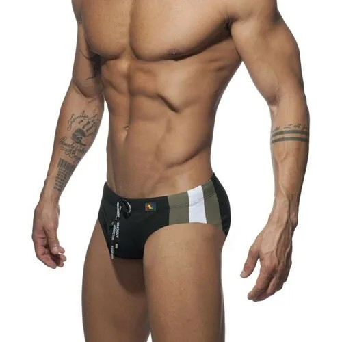 Плавки Addicted Stripes Basic Swim Brief, размер 2XL, черный