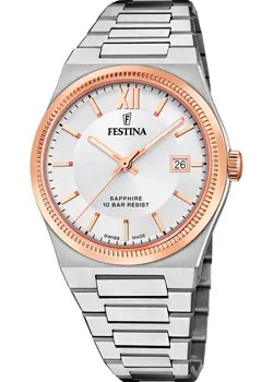 Fashion наручные  мужские часы Festina F20036.1. Коллекция Swiss Made