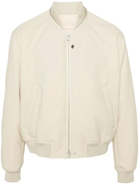 Jil Sander бомбер на молнии, желтый