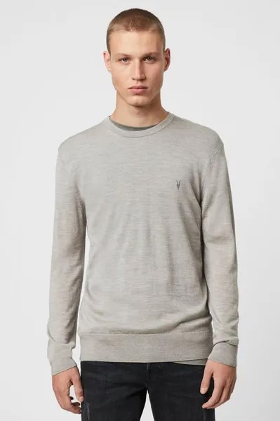 Свитер MODE MERINO CREW AllSaints, серый