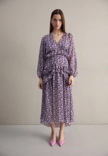 Длинное платье maje, фиолетовый