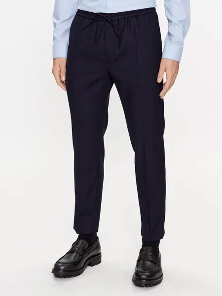 Тканевые брюки стандартного кроя Calvin Klein, синий