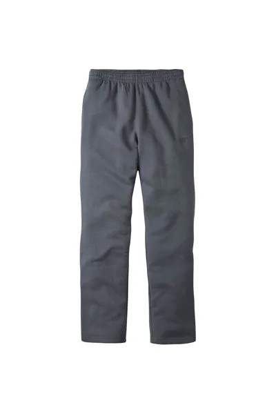 Спортивные брюки с прямым подолом – длина 27 дюймов Cotton Traders, серый