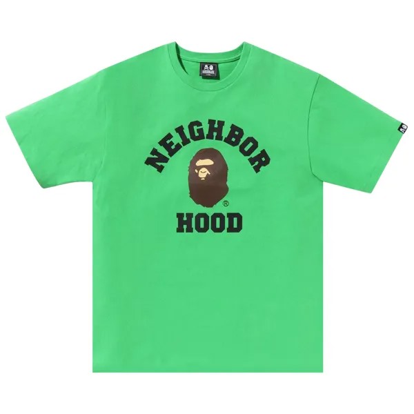 Футболка BAPE x Neighborhood Зеленая