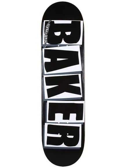Дека для скейтборда BAKER Brand Logo Deck Black/White 8.25дюйм