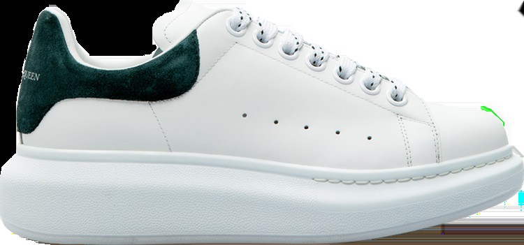 Кроссовки Alexander McQueen Wmns Oversized Sneaker 'White Dark Green', белый