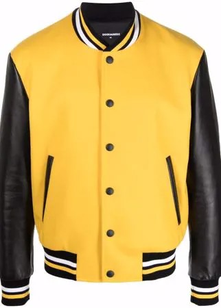 Dsquared2 бомбер в стиле колор-блок