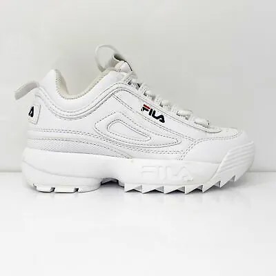 Fila Boys Disruptor 2 FW02945-111 Белая повседневная обувь Кроссовки Размер 1