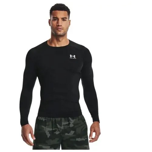 Лонгслив Under Armour, силуэт прилегающий, размер XL, черный