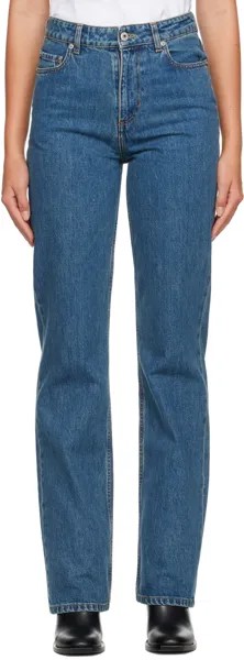 Burberry Синие прямые джинсы