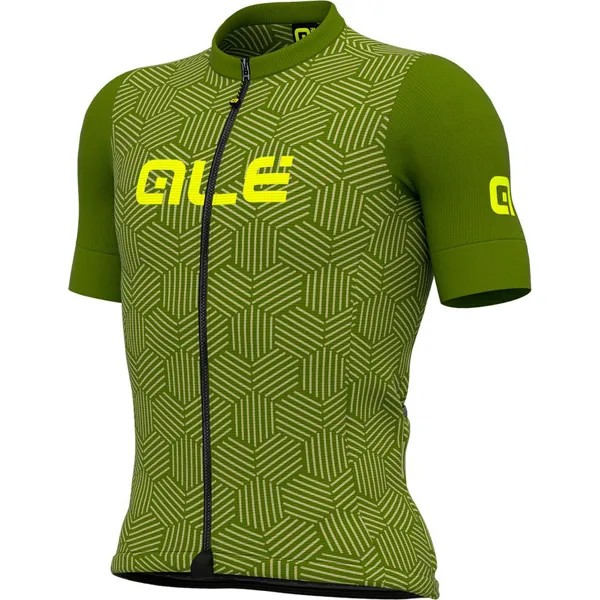 Джерси с коротким рукавом Alé Solid Cross, зеленый