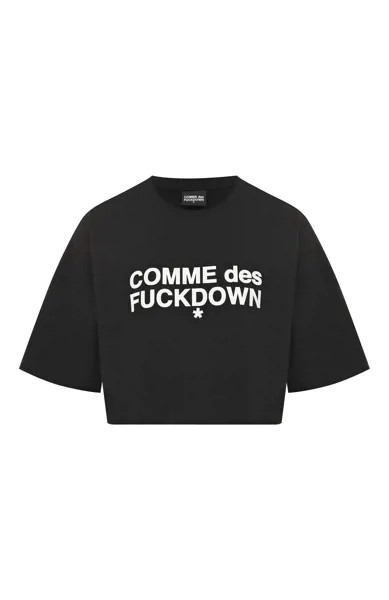 Хлопковая футболка Comme des Fuckdown