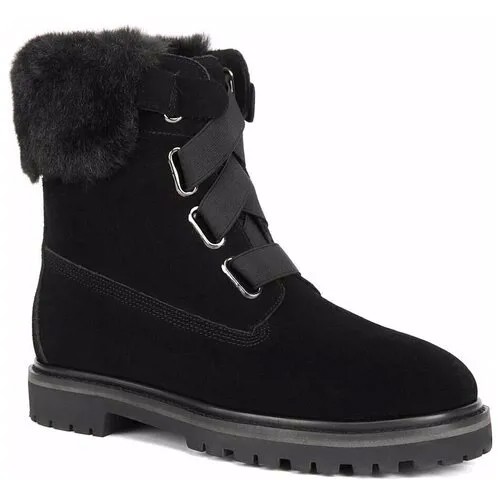 Женские зимние ботинки без каблука Westfalika, черный, Размер 37