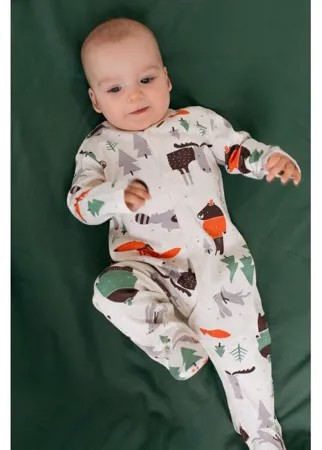 Crockid  Комбинезон для мальчика Зима в лесу К 6025