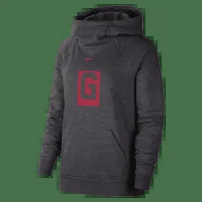 Худи Nike College Essential (Georgia), цвет Off Noir/University Red