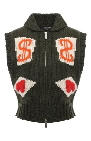 Шерстяной жилет Dsquared2