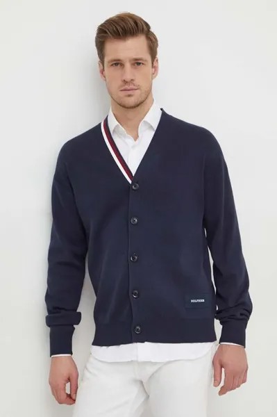 Кардиган Tommy Hilfiger, темно-синий