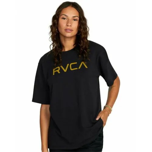 Футболка RVCA, размер M, черный