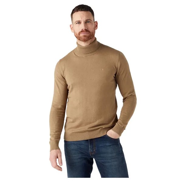 Свитер Wrangler Roll Neck Roll Neck, коричневый