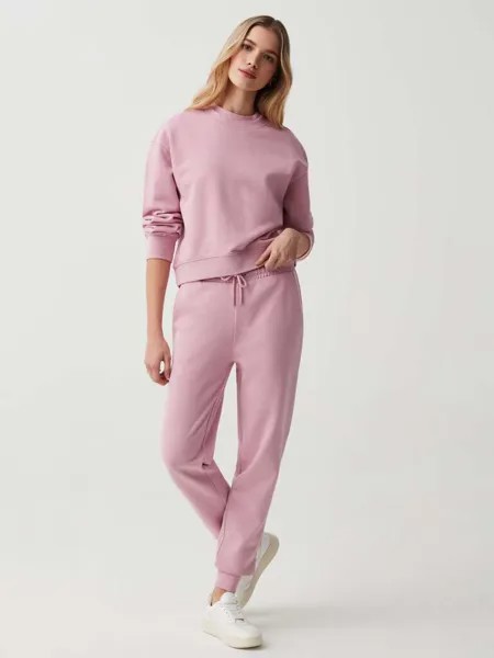 Незаменимые джоггеры из флиса с кулиской Ovs, цвет cyclamen pink