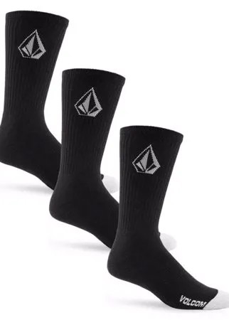 Носки VOLCOM Full Stone Sock 3Pk Black 2023