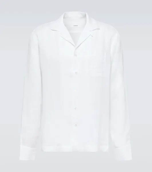 Льняная рубашка Lardini, белый