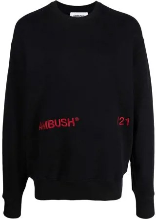 AMBUSH толстовка с длинными рукавами и логотипом