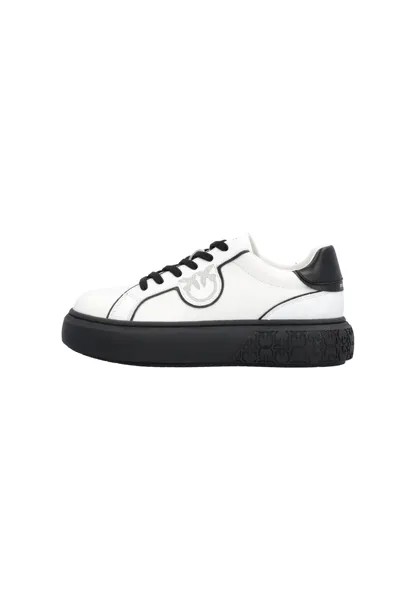 Кроссовки низкие SS0003-P016 YOKO 01 Pinko, цвет white black