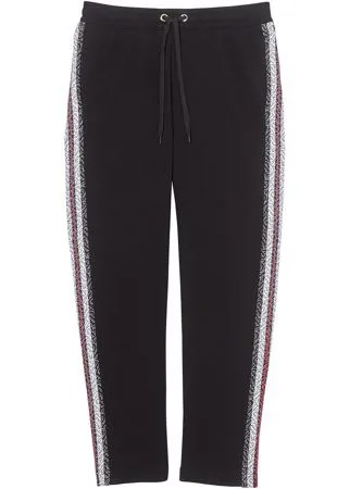 Burberry спортивные брюки с монограммой