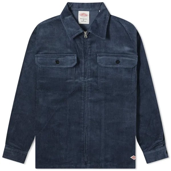 Рубашка Danton Corduroy Overshirt, синий