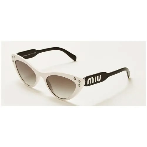 Ресейл очки Miu Miu, Sunglasses, Белый, Отличное