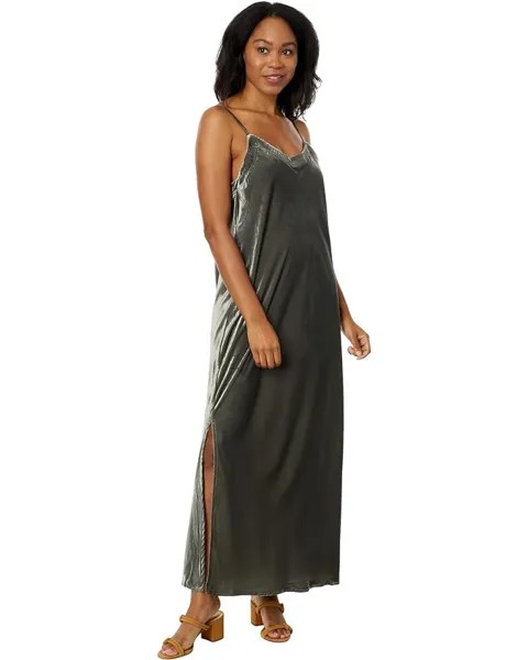 Платье Splendid Velvet Breeze, цвет Vintage Olive Branch