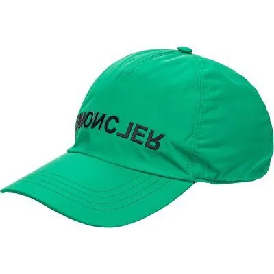 Бейсбольная кепка Moncler Grenoble зеленая, один размер